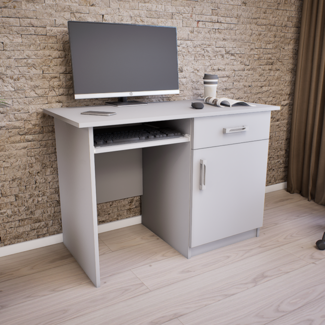 Typora íróasztal (Láva szürke) modern