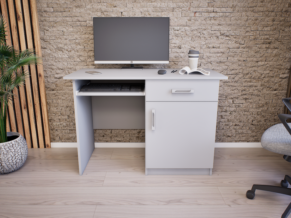 Typora íróasztal (Láva szürke) modern