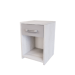 Clara Éjjeliszekrény (Hófehér kőris-Láva szürke) modern