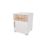 Lunera Éjjeliszekrény (Fehér-Sonoma) modern