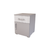 Lunera Éjjeliszekrény (Láva szürke-Hófehér kőris) modern