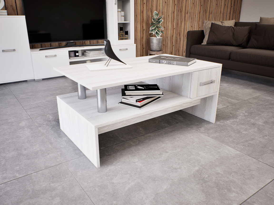 Mirova Dohányzóasztal (Hófehér kőris) modern