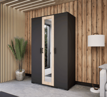 Nuvira Gardrób (Antracit-Sonoma) modern