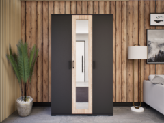 Nuvira Gardrób (Antracit-Sonoma) modern