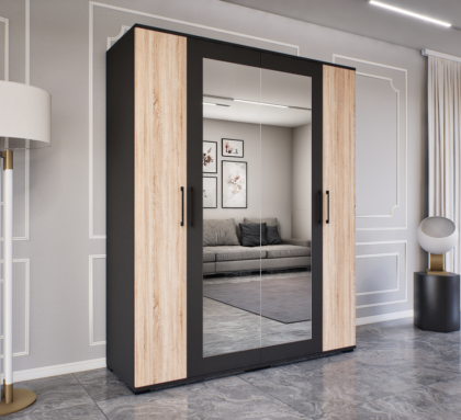 Solario Gardrób (Antracit-Sonoma) modern