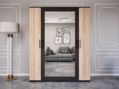 Solario Gardrób (Antracit-Sonoma) modern