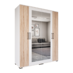 Solario Gardrób (Fehér-Sonoma) modern