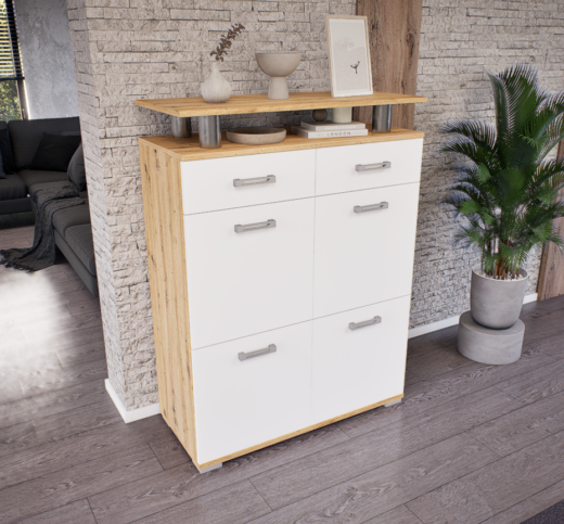 Renova Komód (Artisan-Fehér) modern