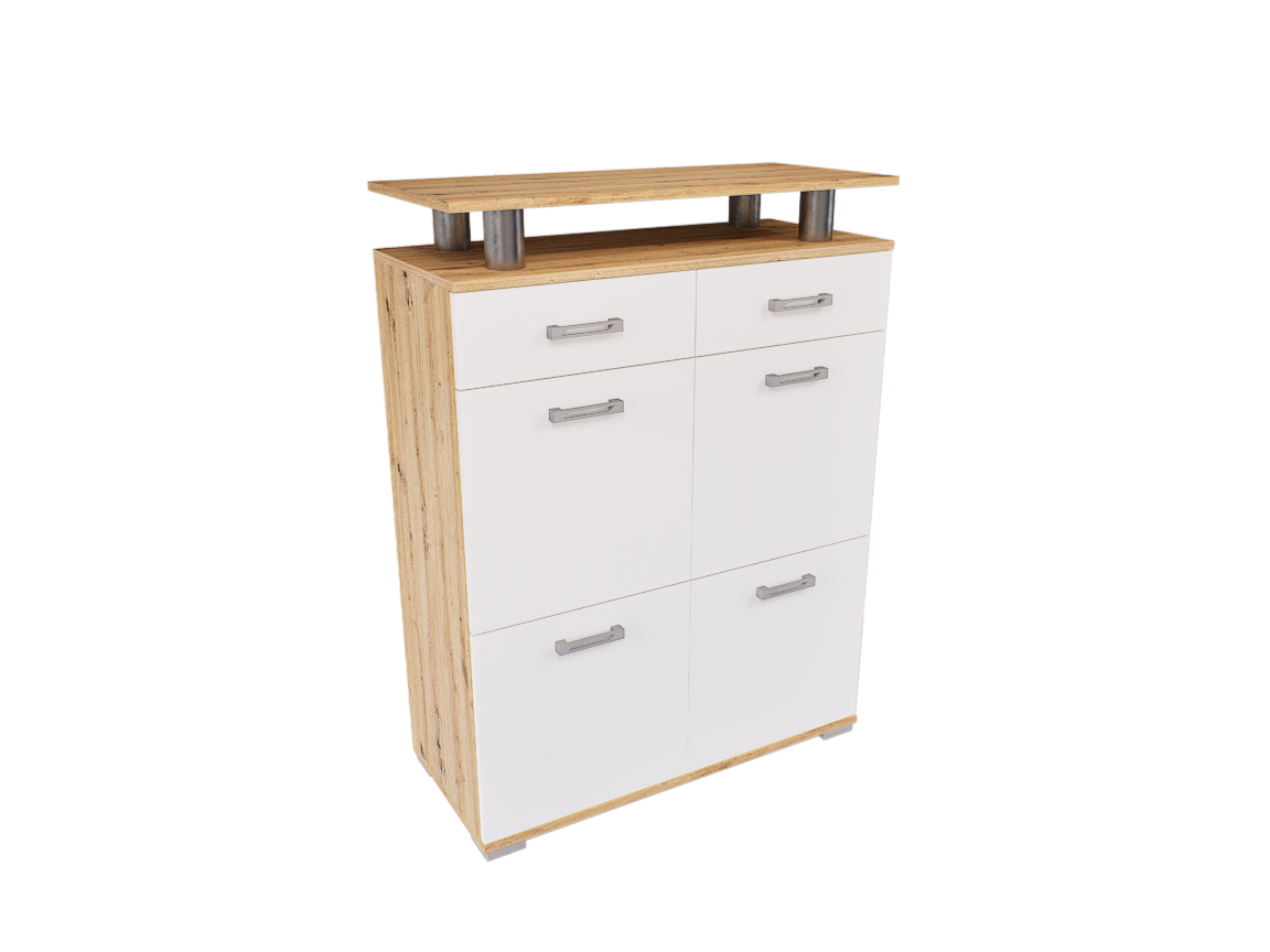 Renova Komód (Artisan-Fehér) modern
