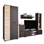 Ventura szekrénysor (Antracit-Sonoma) modern