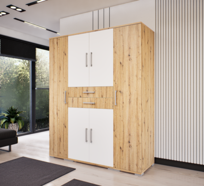 Palazio Gardrób 160 (Artisan-Fehér) modern