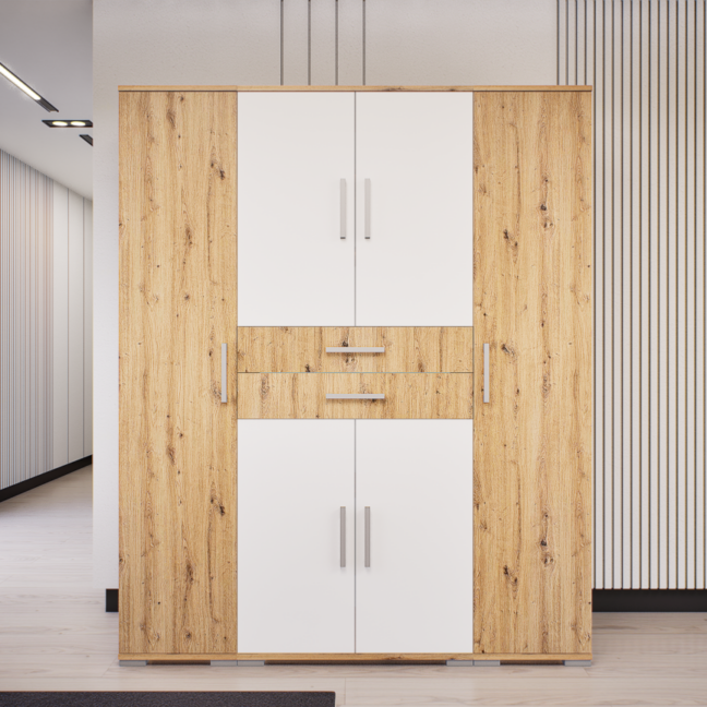 Palazio Gardrób 160 (Artisan-Fehér) modern