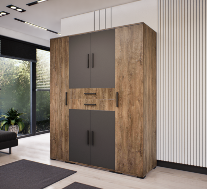 Palazio Gardrób 160 (Antracit-Bolzánó) modern