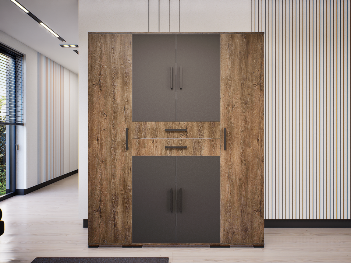 Palazio Gardrób 160 (Antracit-Bolzánó) modern