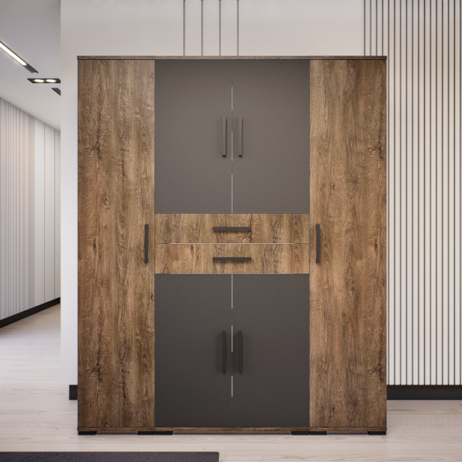 Palazio Gardrób 160 (Antracit-Bolzánó) modern