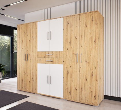 Palazio Gardrób 240 (Artisan-Fehér) modern