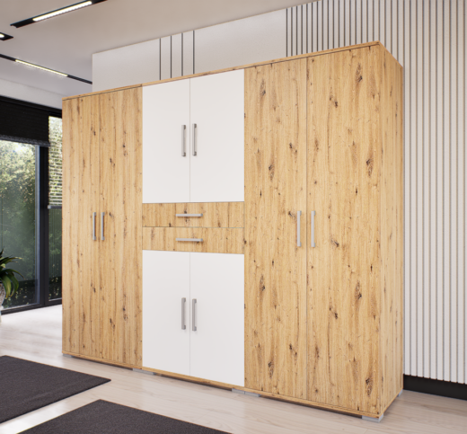 Palazio Gardrób 240 (Artisan-Fehér) modern