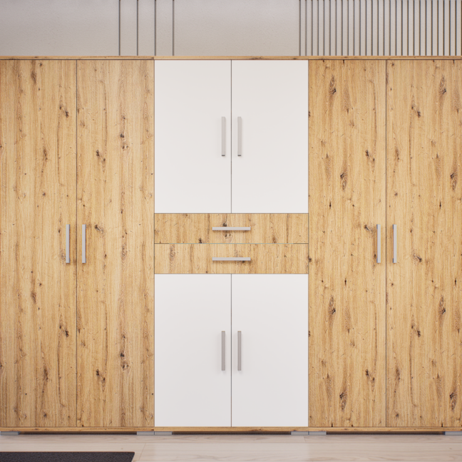 Palazio Gardrób 240 (Artisan-Fehér) modern