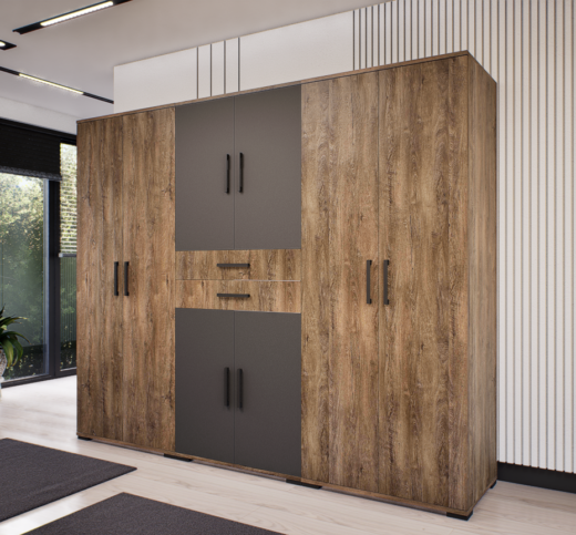 Palazio Gardrób 240 (Antracit-Bolzánó) modern