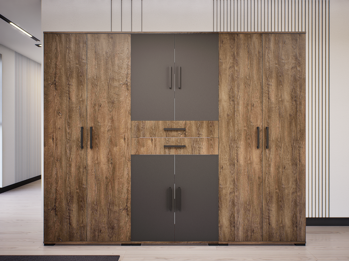 Palazio Gardrób 240 (Antracit-Bolzánó) modern