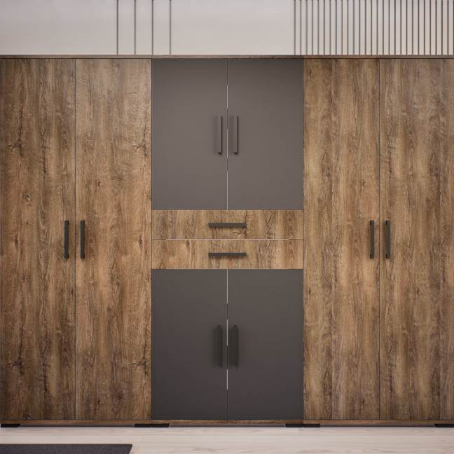 Palazio Gardrób 240 (Antracit-Bolzánó) modern