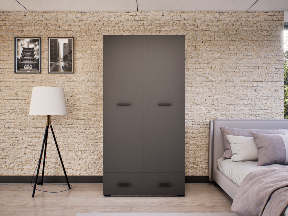 Tessara Gardrób (Antracit) modern