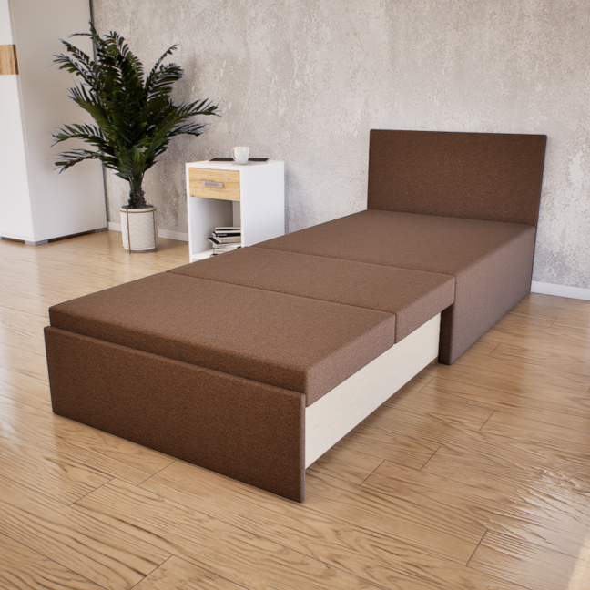 Noviro fotelágy (Barna) modern