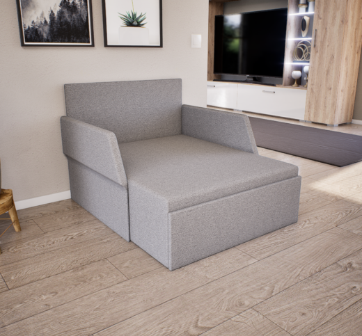 Morino fotelágy (Világosszürke) modern