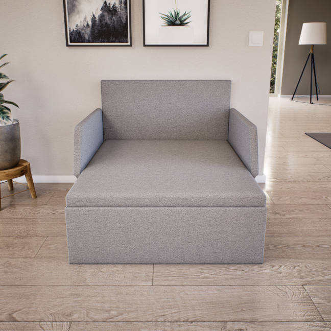 Morino fotelágy (Világosszürke) modern