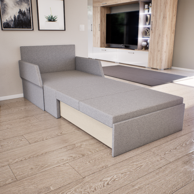 Morino fotelágy (Világosszürke) modern