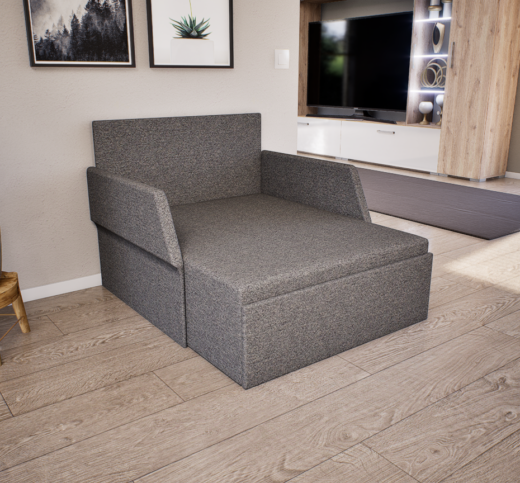 Morino fotelágy (Sötétszürke) modern