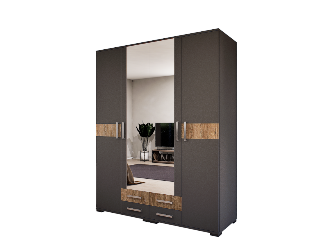 Celesta Gardrób 160 (Antracit-Bolzánó) modern