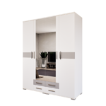 Celesta Gardrób 160 (Fehér-Láva szürke) modern