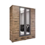 Avorio Gardrób (Bolzánó-Antracit) modern