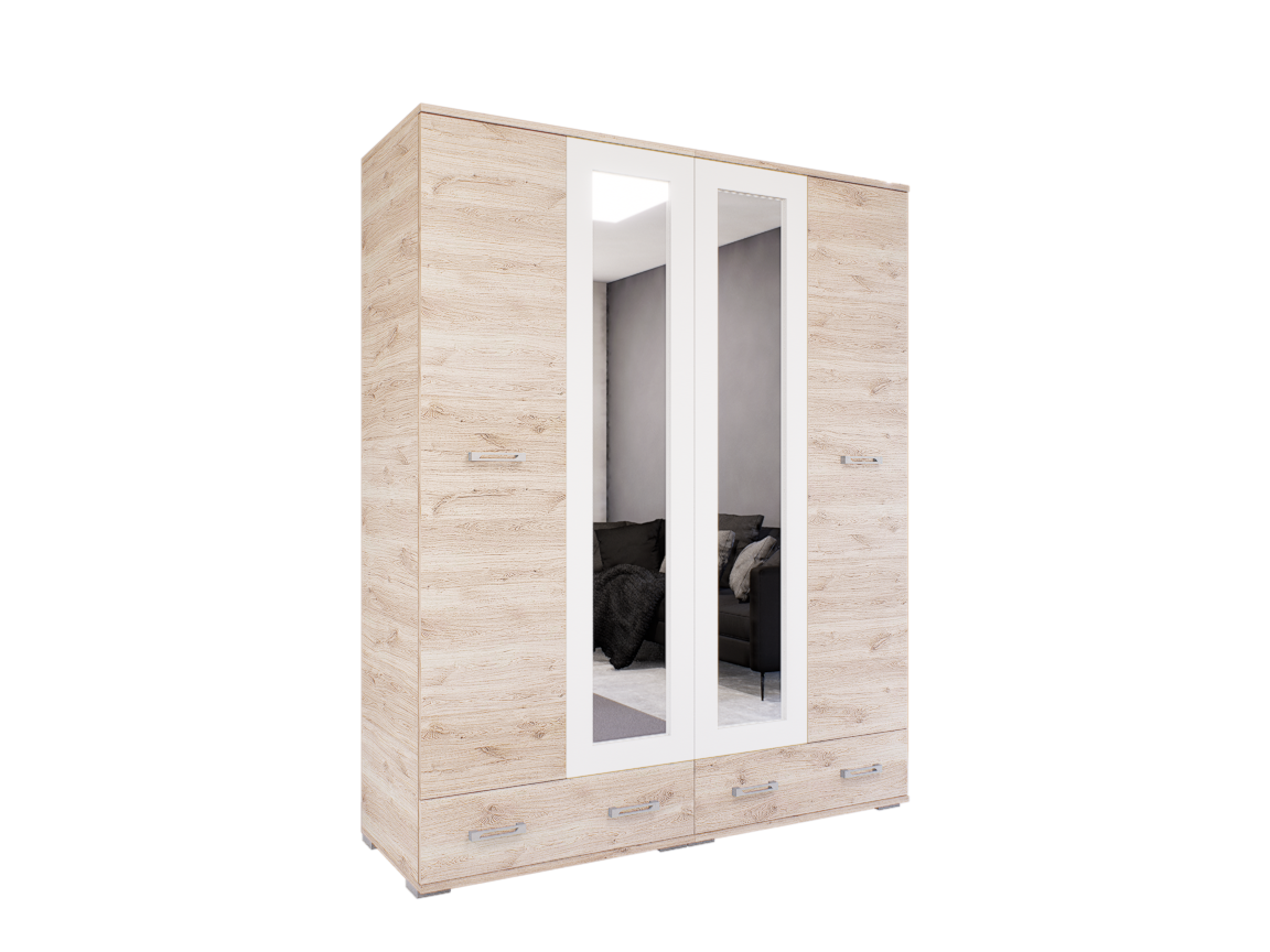Avorio Gardrób (Fehér Tölgy-Fehér) modern