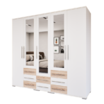 Fiorenzo Gardrób (Fehér-Sonoma) modern