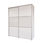 Vantori Tolóajtós Gardrób (Fehér-Hófehér kőris) modern