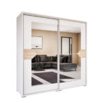 Obsidio Tolóajtós Gardrób (Fehér-Sonoma) modern