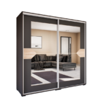 Obsidio Tolóajtós Gardrób (Antracit-Sonoma) modern