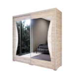 Morvella Tolóajtós Gardrób (Fehér-Tölgy) modern