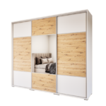 Calisto Tolóajtós Gardrób (Fehér-Artisan) modern