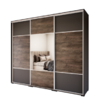 Calisto Tolóajtós Gardrób (Antracit-Bolzánó) modern