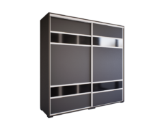 Sorella Tolóajtós Gardrób (Antracit) modern