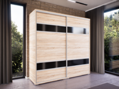 Sorella Tolóajtós Gardrób (Sonoma) modern