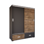 Ferano Tolóajtós Gardrób (Antracit-Bolzánó) modern