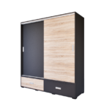 Axira Tolóajtós Gardrób (Antracit-Sonoma) modern