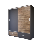 Axira Tolóajtós Gardrób (Antracit-Bolzánó) modern