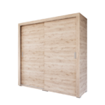 Luxara Tolóajtós Gardrób (Fehér Tölgy) modern