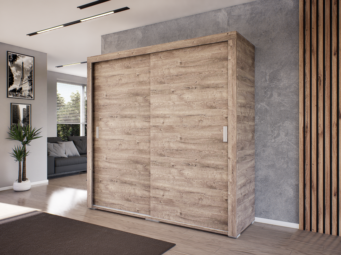 Luxara Tolóajtós Gardrób (Gotland) modern