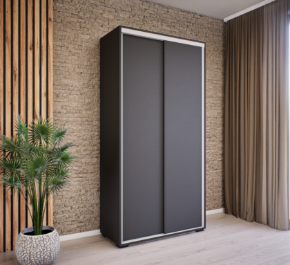 Nevora Tolóajtós Gardrób (Antracit) modern